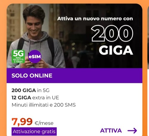 Sim 200 giga - ue,