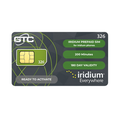 Sim prepagata iridium global - iridium,
