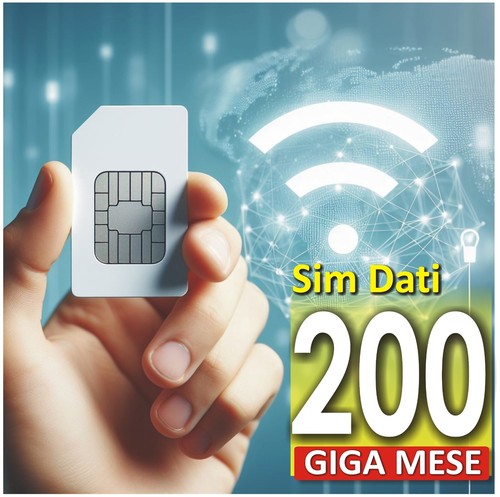 Sim dati con 200gb - sim, 6,99€