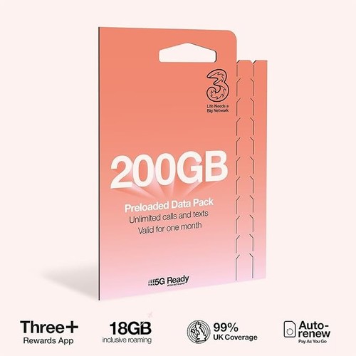 Confezione tre sim - tre, vocali