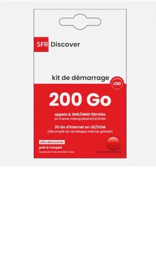 Carte sim prépayée sfr - sim,