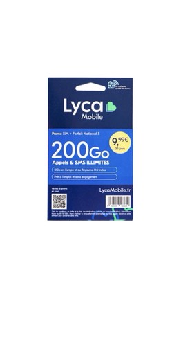 Lyca carte sim prépayée - lyca,